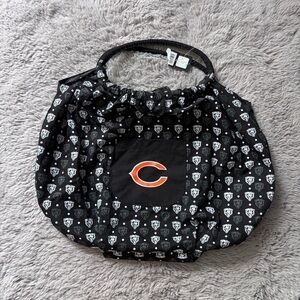 NWT Chicago Bears Black and White tote purse